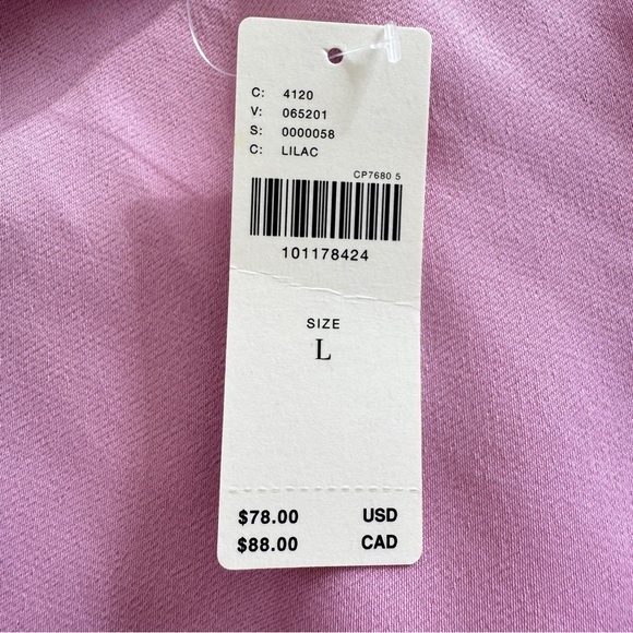 Anthropologie Tilda Bias Cut Slip Skirt Lilac L NWT - Picture 8 of 10